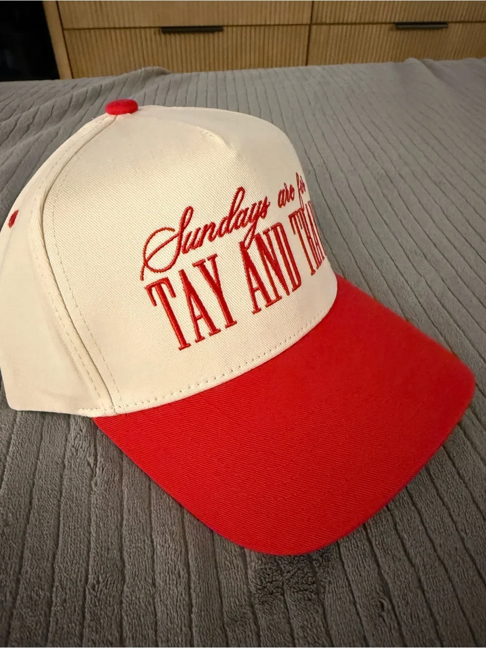 Sundays Are For Tay and Trav Vintage Trucker Hat